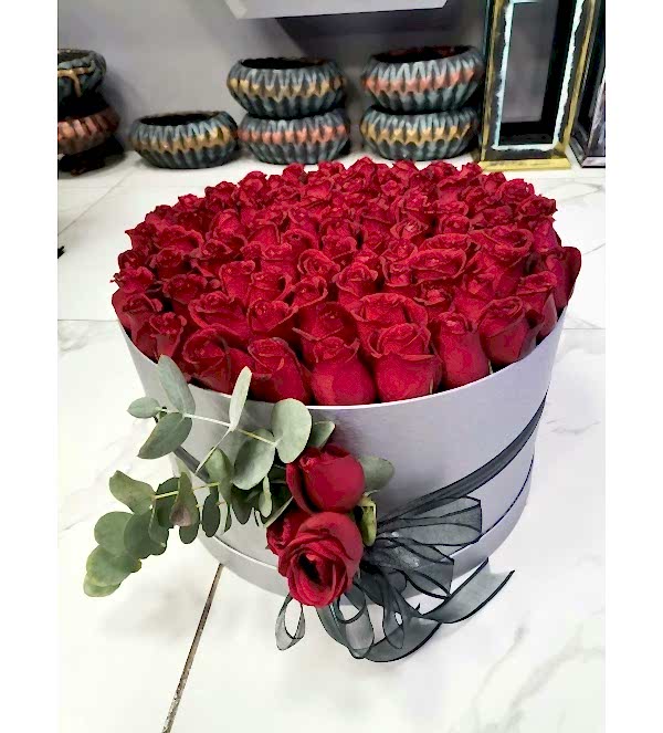 Kutuda Kırmızı Gül